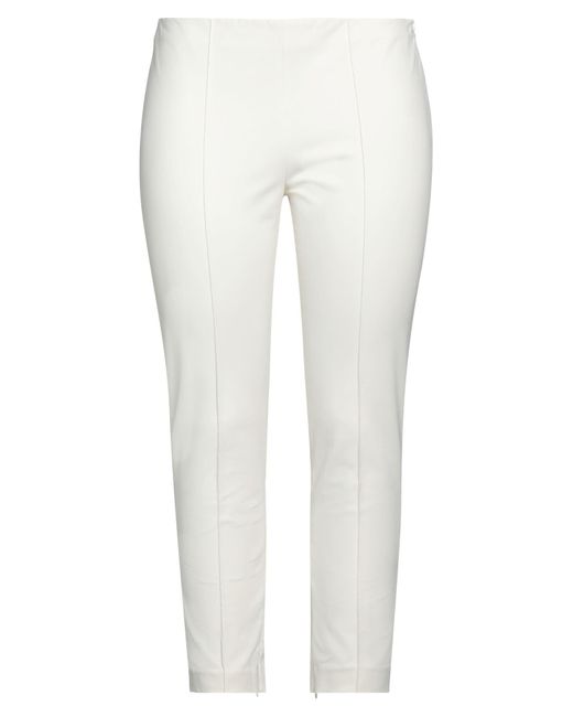 Theory White Pants Cotton, Polyamide, Elastane