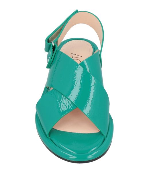 Agl Attilio Giusti Leombruni Green Sandals