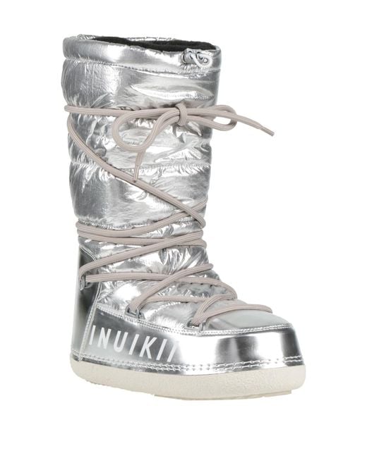 Inuikii Gray Boot Textile Fibers