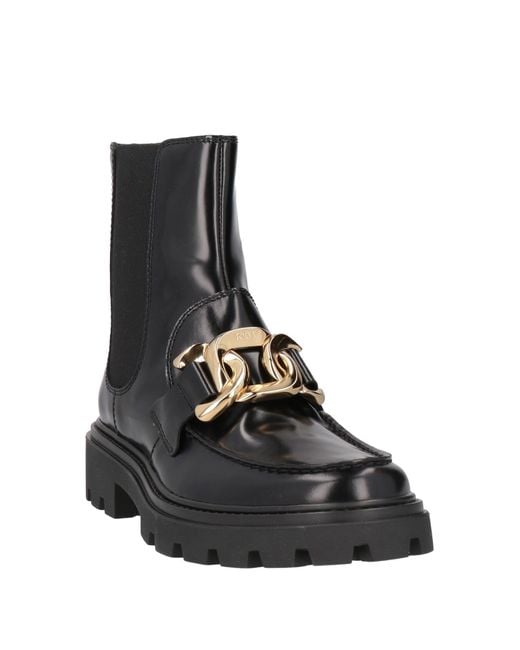 Tod's Black Ankle Boots