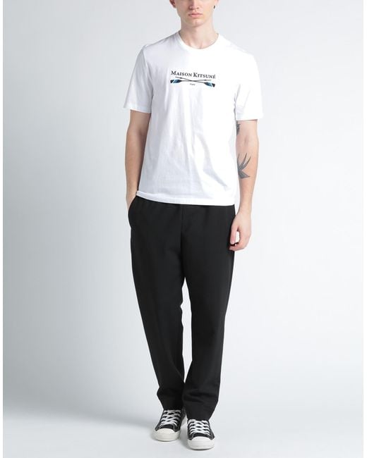 Maison Kitsuné White T-shirt for men