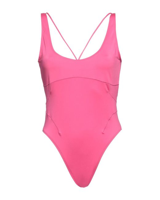 Jacquemus Pink One-piece Swimsuit