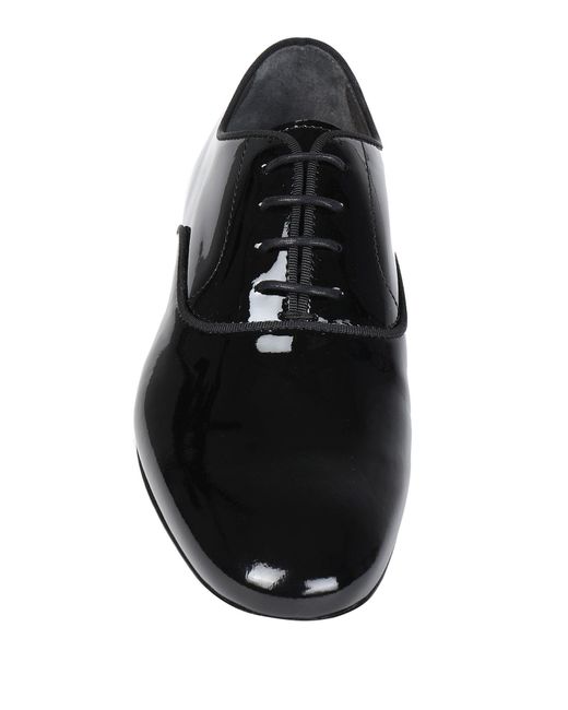 Lanvin Leather Lace-up Shoe in Black for Men - Save 70% - Lyst