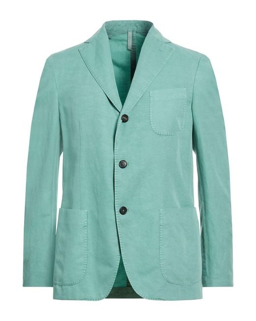 Blazer Incotex pour homme en coloris Green
