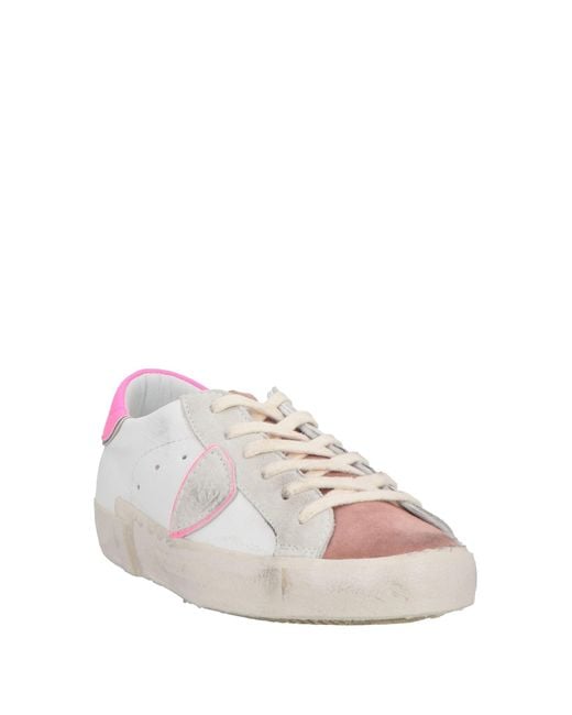 Philippe Model Pink Sneakers Leather