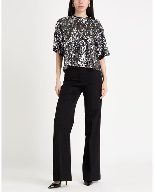 Weekend by Maxmara Black Top Polyester, Elastane