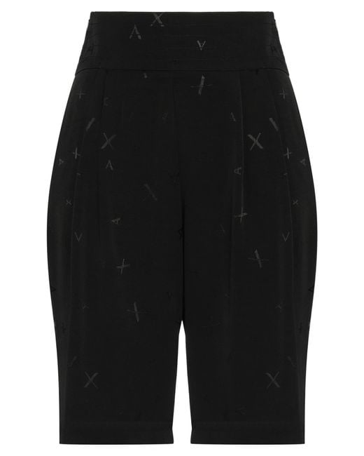 ARMANI EXCHANGE Black Shorts & Bermuda Shorts