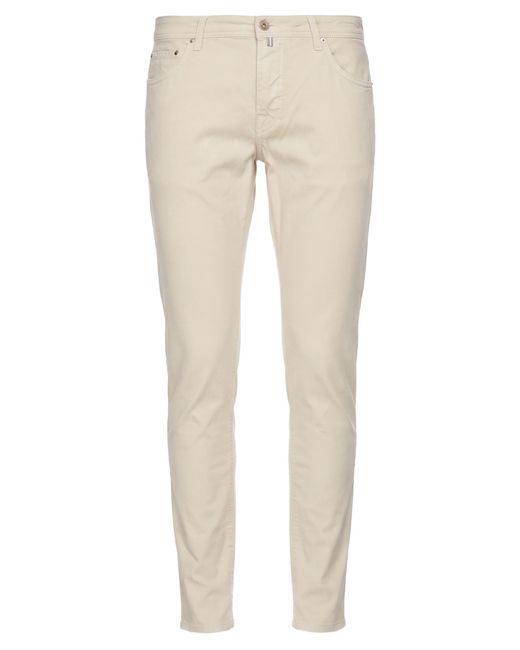 Jacob Cohen Natural Cream Pants Cotton, Elastane for men