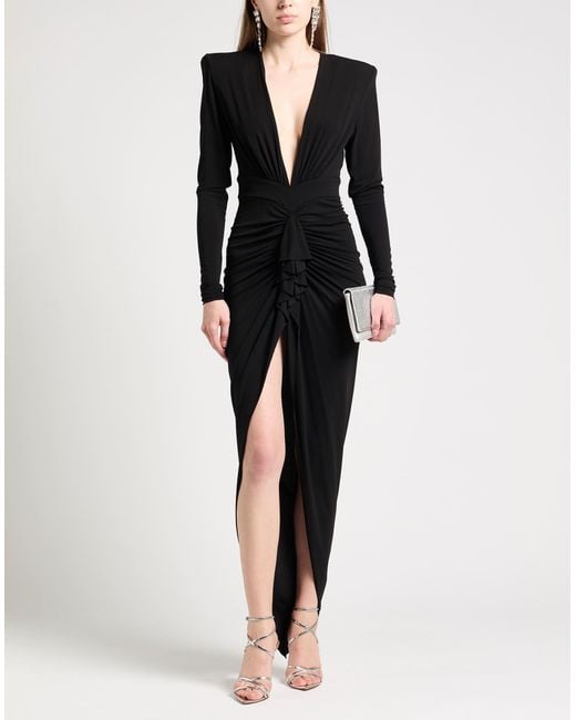 Alexandre Vauthier Black Maxi Dress
