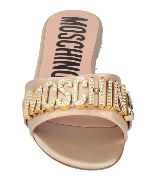Moschino Natural Sandals