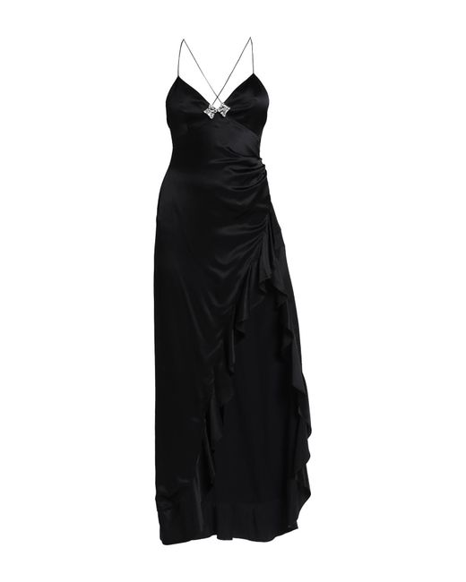 Alessandra Rich Black Maxi Dress