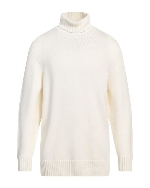 Drumohr White Turtleneck for men