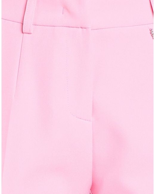 Gaelle Paris Pink Pants Polyester, Elastane