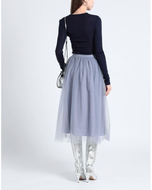 ARKET Blue Midi Skirt