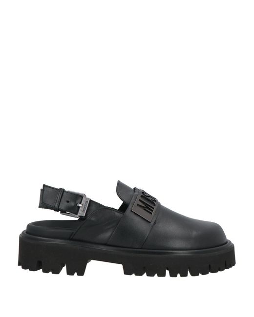 Moschino Black Mules & Clogs for men