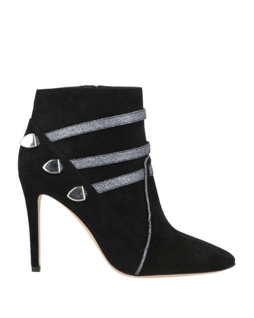 Mia Becar Black Ankle Boots