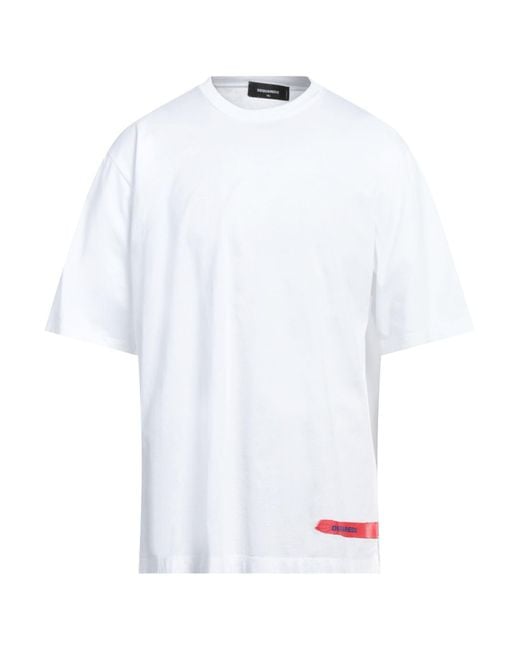 DSquared² White T-shirt for men