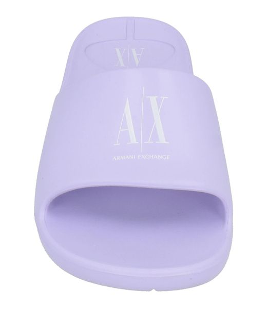 ARMANI EXCHANGE Purple Sandals