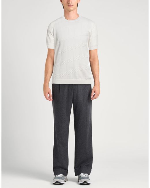 Paolo Pecora White Jumper for men
