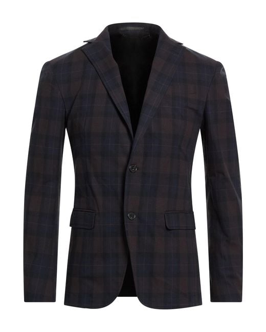 Messagerie Blue Blazer Cotton, Elastane for men