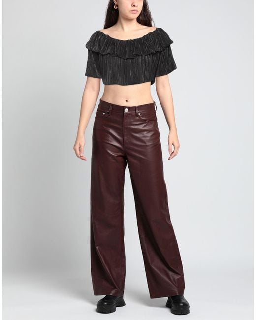 VANESSA SCOTT Black Top Polyester, Elastane