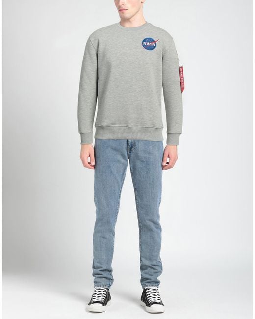 Sudadera Alpha Industries de hombre de color Gray