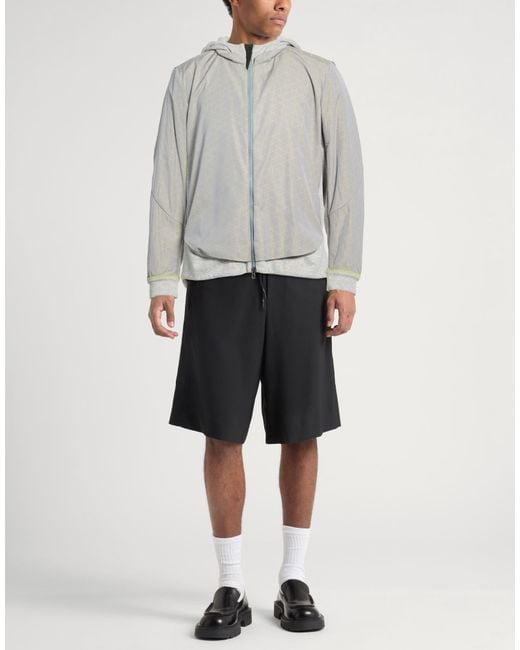 Sease Gray Jacket Nylon, Polyester for men