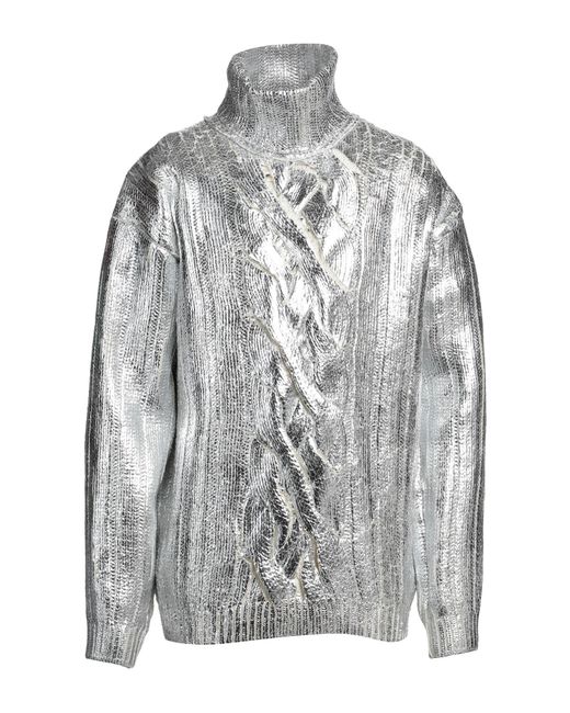 Balmain Rollkragenpullover in Gray für Herren