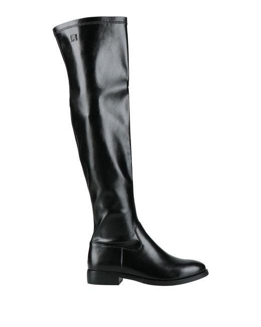 Laura Biagiotti Black Boot Synthetic Material