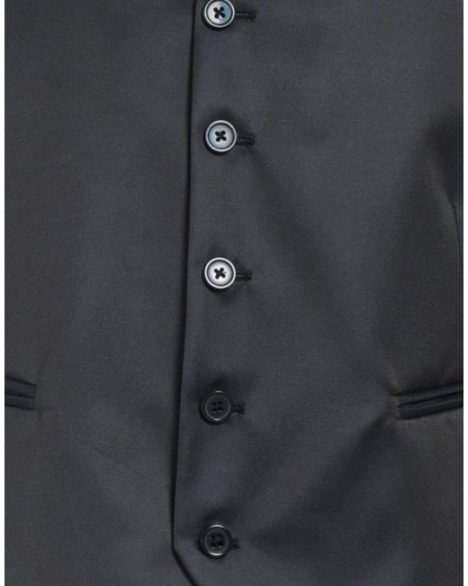Angelo Nardelli Black Waistcoat for men
