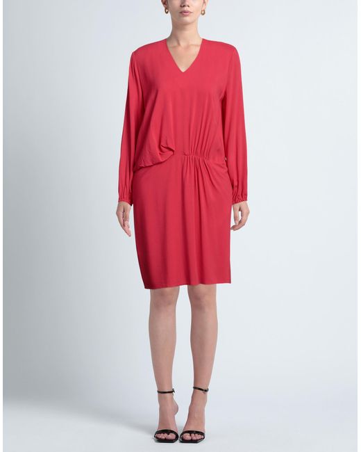 Manila Grace Red Mini Dress