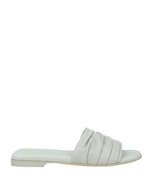 Pomme D'or White Sandals Leather