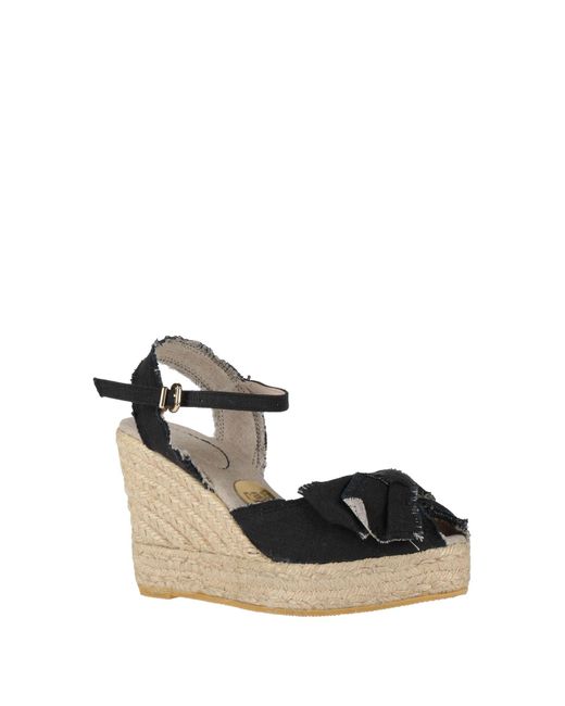 Ras Black Espadrilles Linen