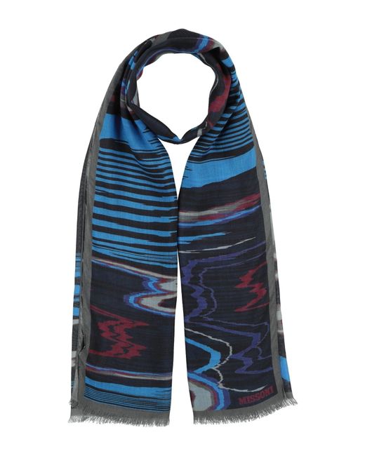 Missoni Blue Scarf for men