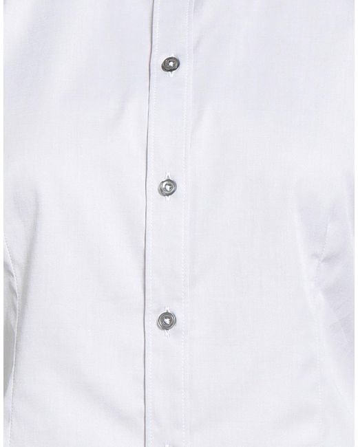 Camicettasnob White Shirt Cotton, Elastane