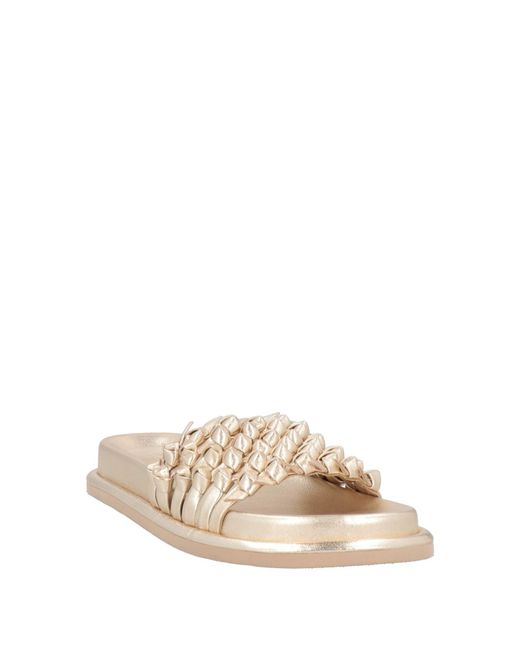 Emanuélle Vee Natural Sandals Leather