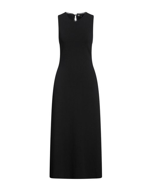 Maje Black Midi-Kleid