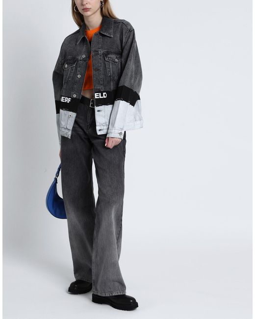 Karl Lagerfeld Gray Jeans