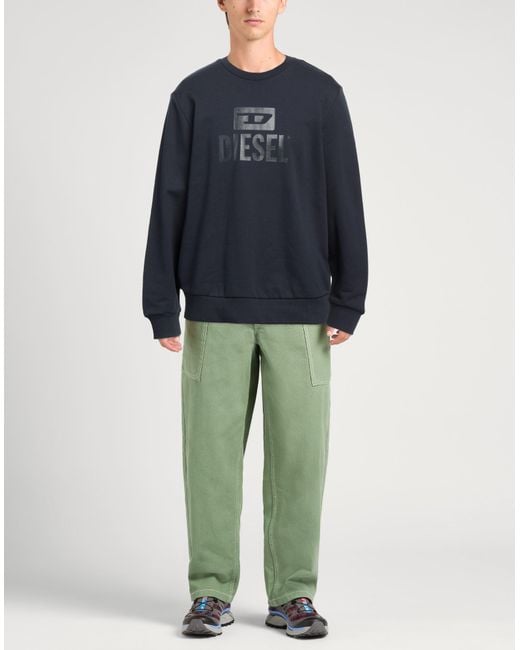 DIESEL Blue Sweatshirt for men
