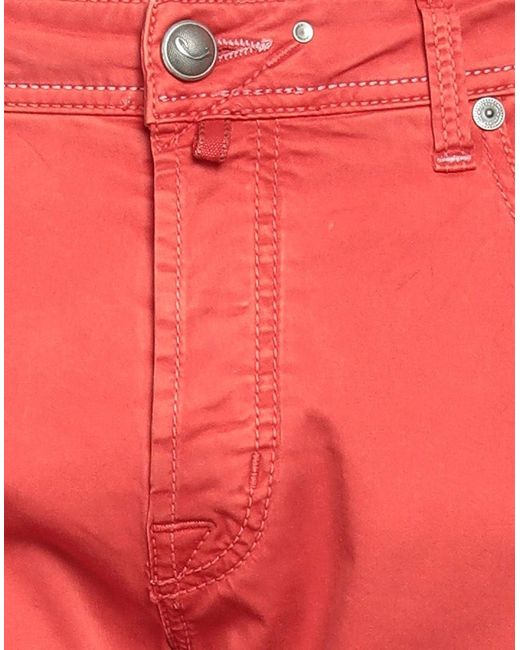 Jacob Coh?n Red Pants Cotton, Elastane for men