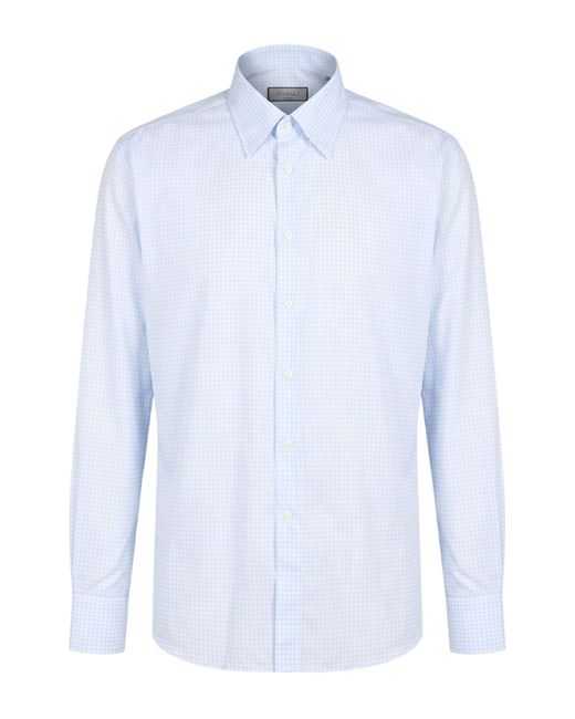Canali Blue Shirt Cotton for men