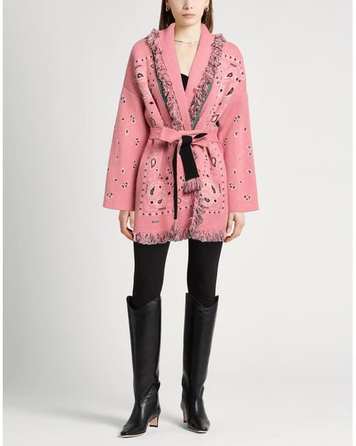 Alanui Cardigan Cashmere in Pink | Lyst
