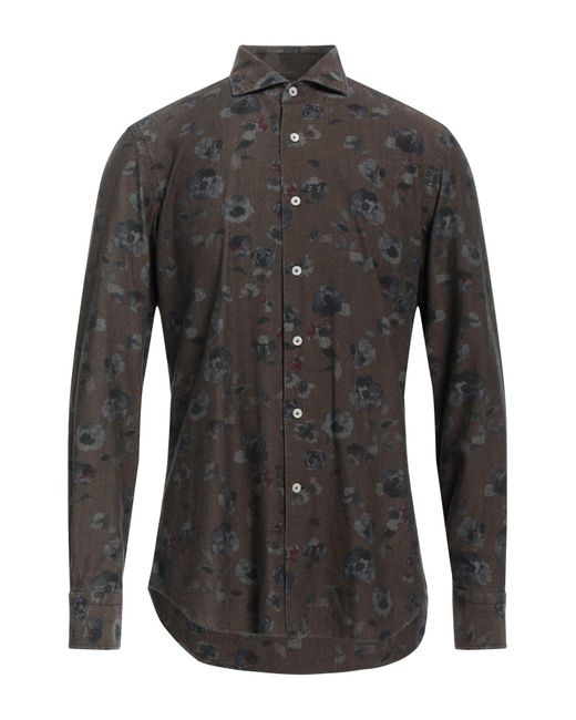 Camicia di Alessandro Gherardi in Black da Uomo
