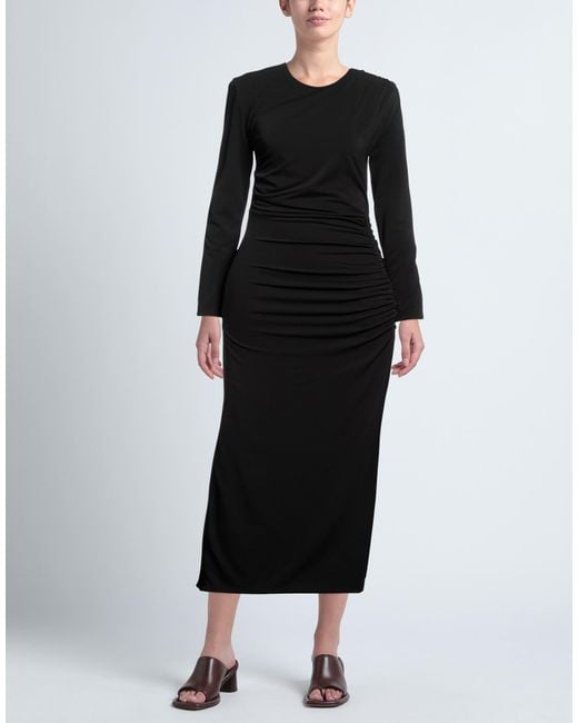 FEDERICA TOSI Black Midi Dress