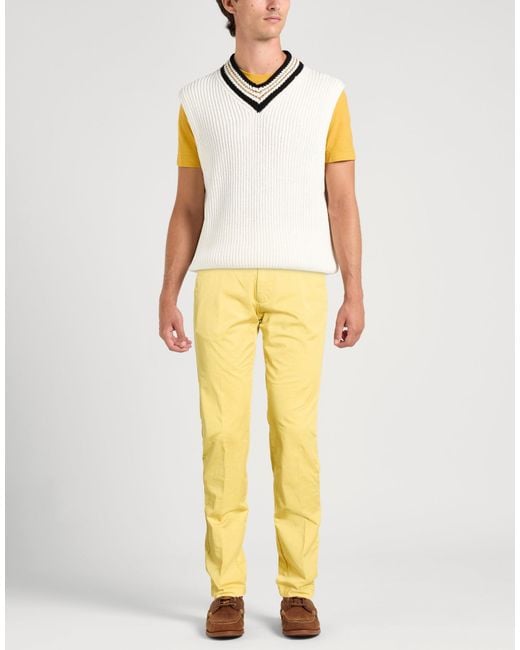 Berwich Yellow Pants for men