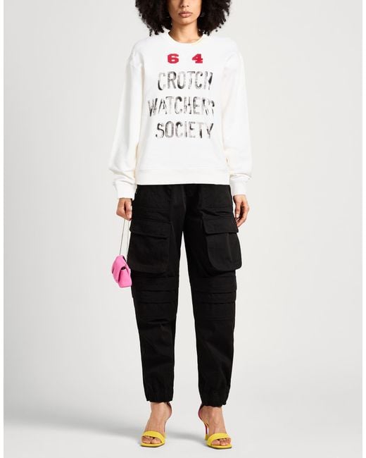 DSquared² White Sweatshirt Cotton