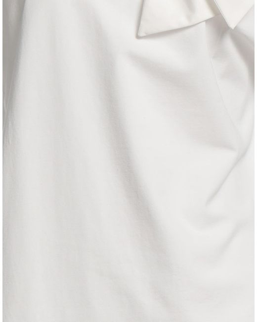 Alpha Studio White Top Cotton, Elastane