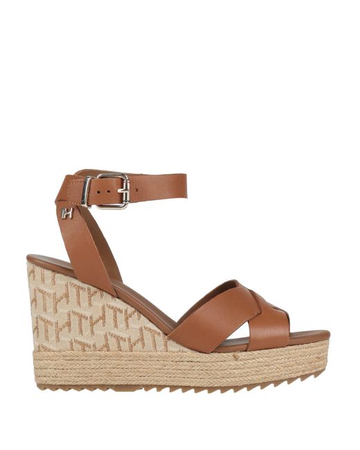 Tommy Hilfiger Brown Sandals Leather