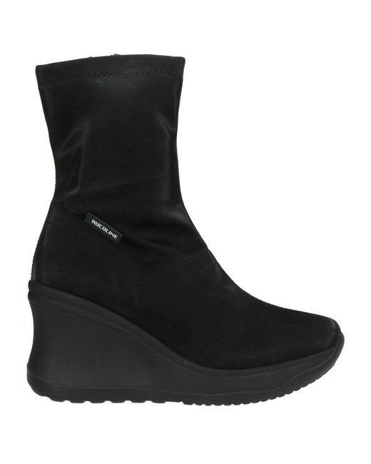 Rucoline Black Ankle Boots Polyurethane