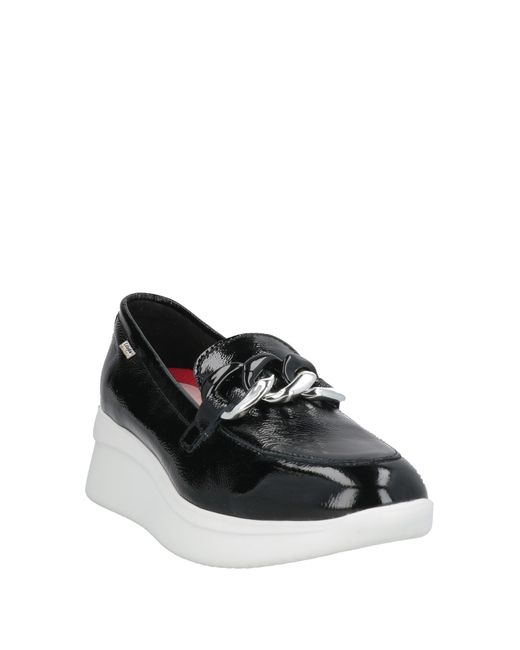 Callaghan Black Loafers Leather